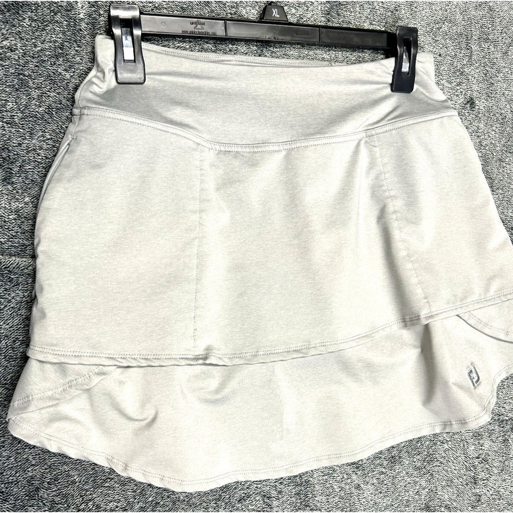 FootJoy Women's Performance Layered Grey Size Small Golf Skort Skirt (I2)